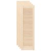 vidaXL Portes d'armoire à persiennes 4pcs 99x29,5cm bois de pin massif