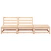 vidaXL Salon de jardin 3 pcs bois massif de pin