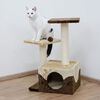 Kerbl Arbre &agrave; chat Saphir 70 cm Marron et beige