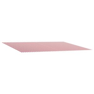 vidaXL Toile de rechange pour auvent Rouge et Blanc 600 &times; 300 cm