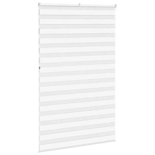 vidaXL Store zèbre blanc 145x230 cm largeur du tissu 140,9cm polyester