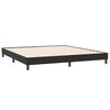 vidaXL Sommier &agrave; lattes de lit avec matelas noir 200x220 cm velours