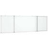 vidaXL Tableau blanc magn&eacute;tique pliable 160x50x1,7 cm aluminium