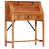 vidaXL Bureau 90x40x107 cm Bois d'acacia massif