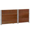 vidaXL Jardini&egrave;re marron 80x60 cm bois massif de pin