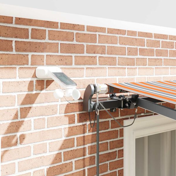 vidaXL Tissu de auvent avec Multicolore 300 x 250 cm Polyester