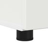 vidaXL Ensemble de mobilier de salle de bain Montage mural 3 pcs Blanc