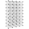 vidaXL &Eacute;tag&egrave;re &agrave; chaussures Transparent 93x36,5x140 cm PP
