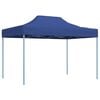 vidaXL Tente de r&eacute;ception pliable professionnelle 3x4 m Acier Bleu