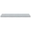 vidaXL &Eacute;tag&egrave;res murales flottantes 2 pcs gris b&eacute;ton 80x23,5x3,8 cm MDF