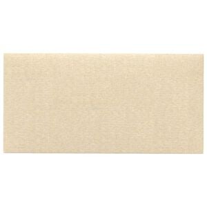 vidaXL T&ecirc;te de lit murale 12 pc 60 x 30 cm Cr&egrave;me tissu