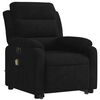vidaXL Fauteuil inclinable de massage &eacute;lectrique noir velours