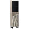 vidaXL Armoire de salle de bain Blanc 38 x 33 x 160 cm