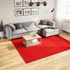 vidaXL Tapis HUARTE &agrave; poils courts doux et lavable rouge 240x240 cm