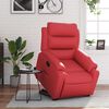vidaXL Fauteuil inclinable Rouge Similicuir