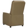 vidaXL Fauteuil de massage Cappuccino Similicuir