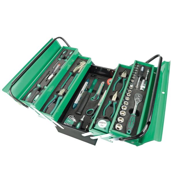 Br&uuml;der Mannesmann Bo&icirc;te &agrave; outils en m&eacute;tal 88 pcs