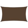 vidaXL Voile d'ombrage 160 g/m&sup2; Marron 5x8 m PEHD