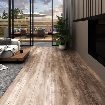 vidaXL Dalles de plancher PVC autoadhésif 5,21 m² 2mm délavage de bois