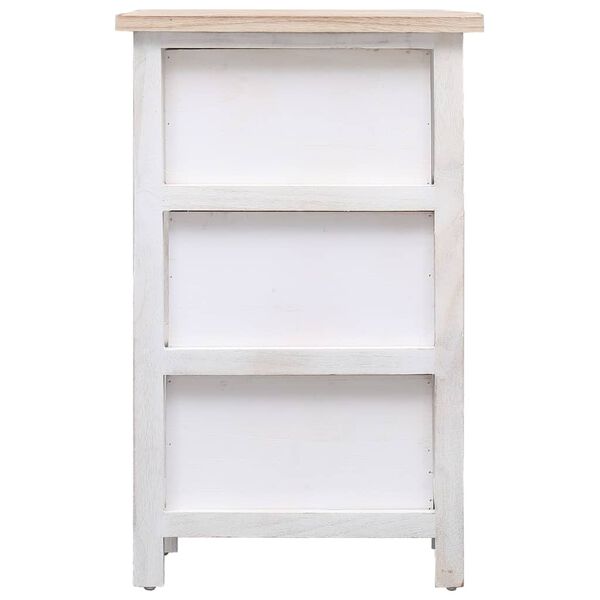 vidaXL Armoire latérale 35x25x57 cm Bois de Paulownia