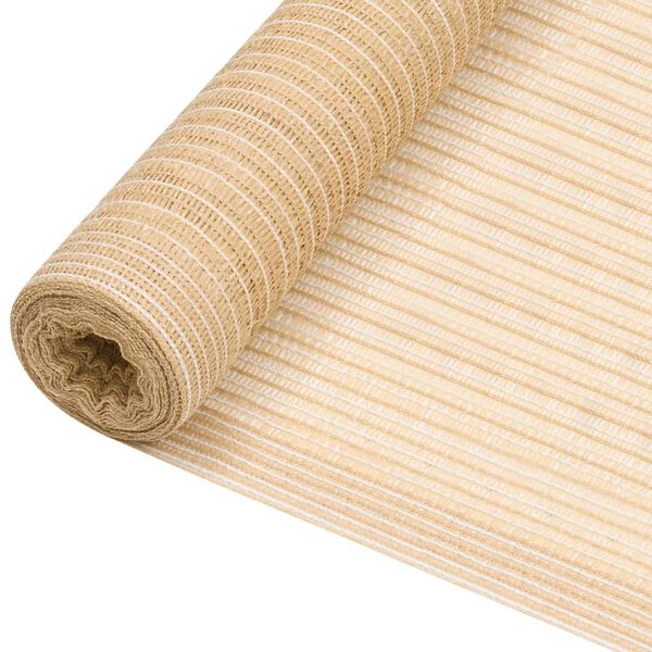 vidaXL Filet brise-vue Beige 1,8x25 m PEHD 195 g/m&sup2;