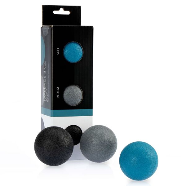 Avento Ensemble de 3 balles de massage Diam&egrave;tre 5 cm