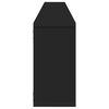 vidaXL &Eacute;tag&egrave;res cube murales 2 pcs noir 100x15x30 cm bois d'ing&eacute;nierie