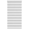 vidaXL Store z&egrave;bre gris clair largeur du tissu 75,9 cm polyester
