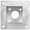vidaXL Ancres de poteau 4 pcs M&eacute;tal galvanis&eacute; 71 mm