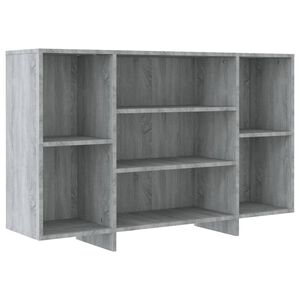 vidaXL Buffet sonoma gris 120x30x75 cm bois d'ing&eacute;nierie
