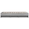 vidaXL Cadre de lit sans matelas sonoma gris 100x200 cm