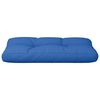 vidaXL Coussin de palette bleu royal 80x40x12 cm tissu