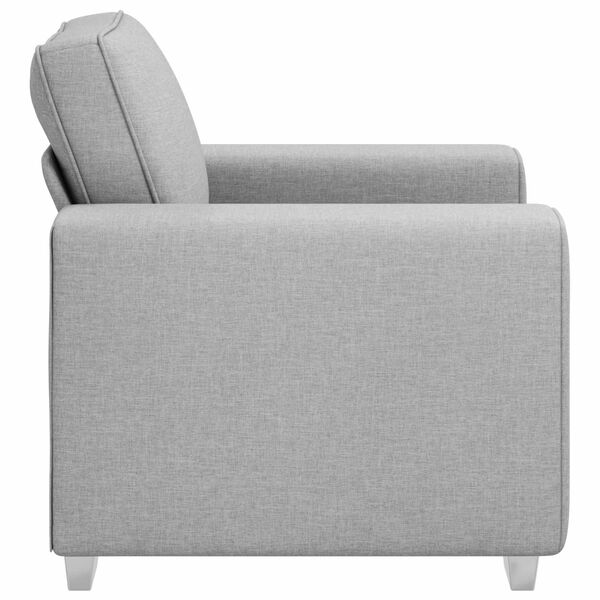 vidaXL Canap&eacute; 59cm Gris nuage tissu