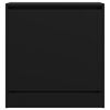vidaXL Armoire &agrave; chaussures noir 60x34x63,5 cm bois d'ing&eacute;nierie