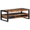 vidaXL Table basse multicolore 90x50x36 cm bois de r&eacute;cup&eacute;ration massif