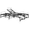 vidaXL Cadre de Lit &Eacute;lectrique R&eacute;glable Noir 140 x 190 cm Acier