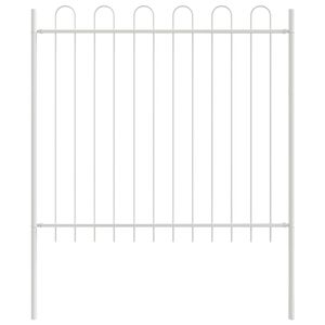 vidaXL Cl&ocirc;ture de jardin 2 pcs Blanc 3,4 x 0,8 m