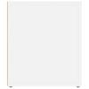 vidaXL Meuble TV Blanc 100x35x40 cm Bois d'ing&eacute;nierie