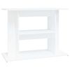 vidaXL Support pour aquarium blanc 80x35x60 cm bois d'ing&eacute;nierie