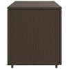 vidaXL Armoire de rangement jardin marron 110x55x60,5cm résine tressée
