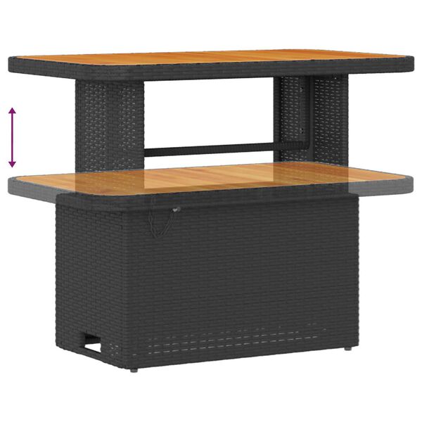 vidaXL Ensemble de canap&eacute; de jardin 12 pcs Noir 90 x 55 x 71 cm