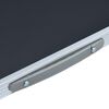 vidaXL Table pliable de camping avec cadre en m&eacute;tal 80x60 cm Gris