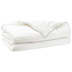 vidaXL Couette 152x203 cm &Eacute;t&eacute; 200 GSM Laine australienne Blanc
