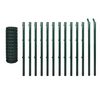 vidaXL Cl&ocirc;ture Euro Acier 25 x 1 m Vert