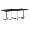 vidaXL Ensemble &agrave; manger de jardin avec coussins 13 pcs marron rotin