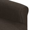 vidaXL Fauteuil Marron fonc&eacute; Tissu