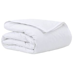 vidaXL Duvet 2-en-1 Blanc 135 x 200 cm Plume
