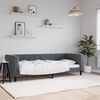 vidaXL Lit de repos gris fonc&eacute; 80x200 cm velours