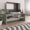 vidaXL Meuble TV Gris b&eacute;ton 100x40x40 cm Bois d&rsquo;ing&eacute;nierie