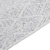 vidaXL Tapis Gris clair 100x200 cm Coton